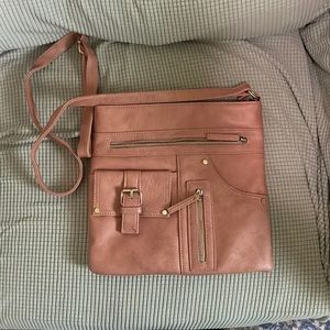 NWOT peach/light pink purse